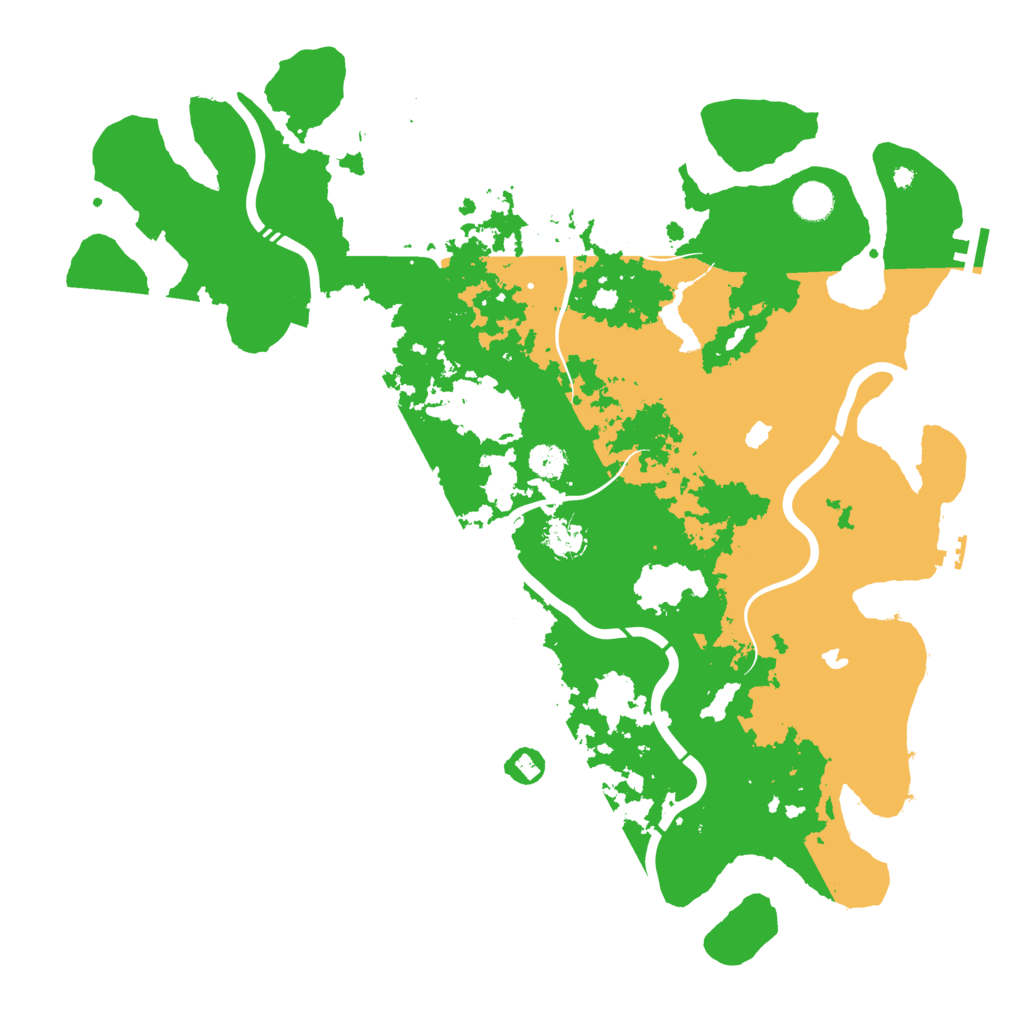 Biome Rust Map: Procedural Map, Size: 4500, Seed: 1124568483