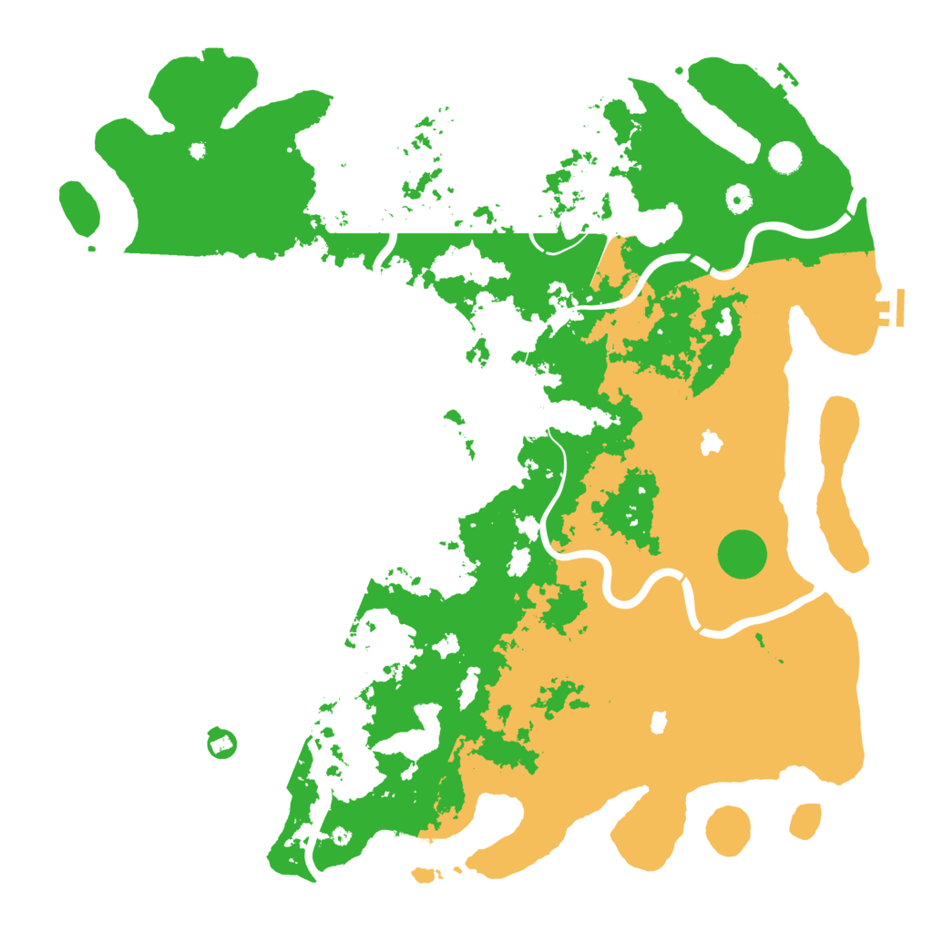 Biome Rust Map: Procedural Map, Size: 5000, Seed: 462