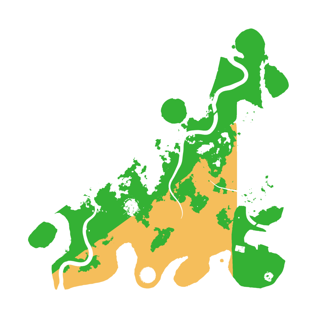 Biome Rust Map: Procedural Map, Size: 3500, Seed: 1745939414
