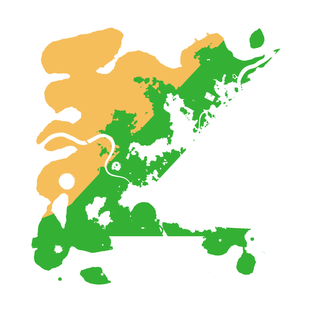 Biome Rust Map: Procedural Map, Size: 3500, Seed: 73020263
