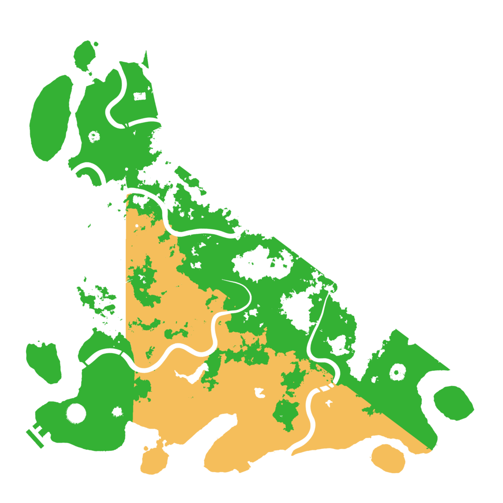 Biome Rust Map: Procedural Map, Size: 4500, Seed: 2038353149