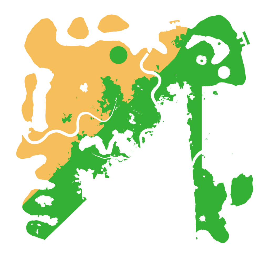 Biome Rust Map: Procedural Map, Size: 4000, Seed: 1192822230