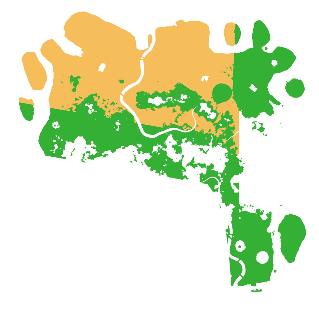 Biome Rust Map: Procedural Map, Size: 4500, Seed: 1755359506