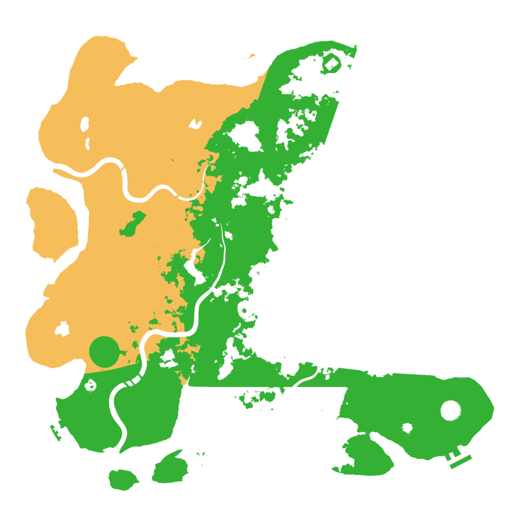 Biome Rust Map: Procedural Map, Size: 4500, Seed: 1893527016