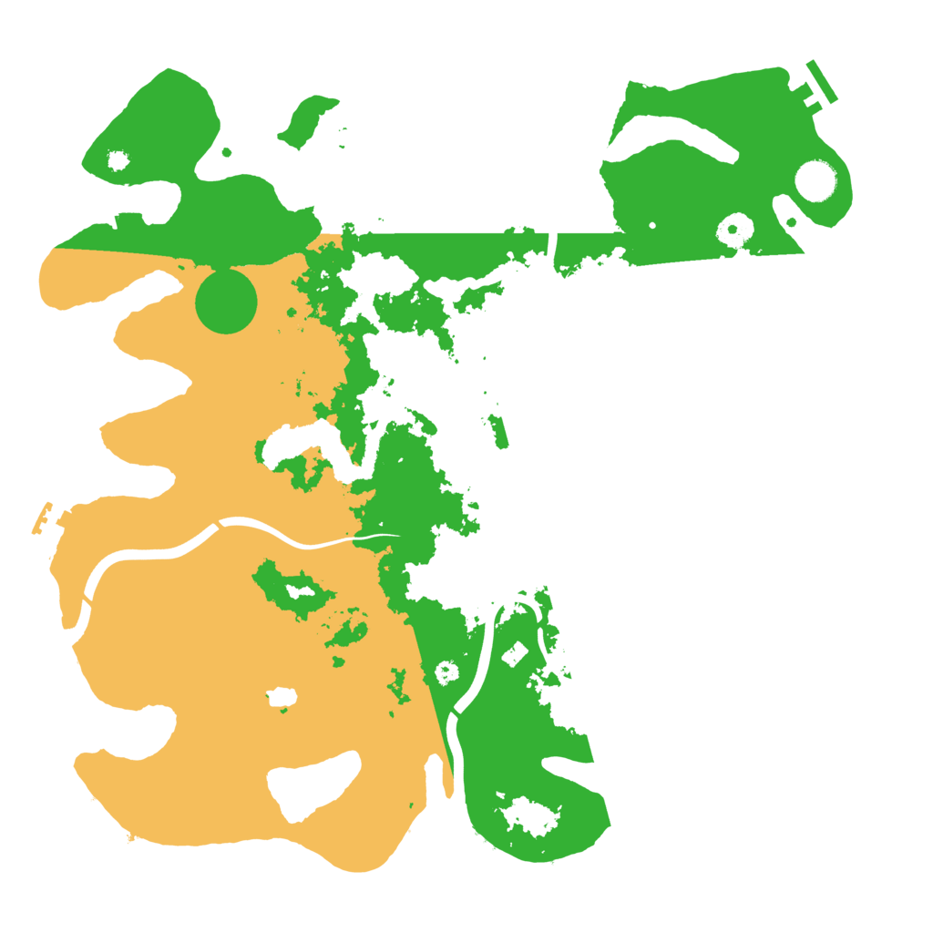 Biome Rust Map: Procedural Map, Size: 4000, Seed: 1391192549