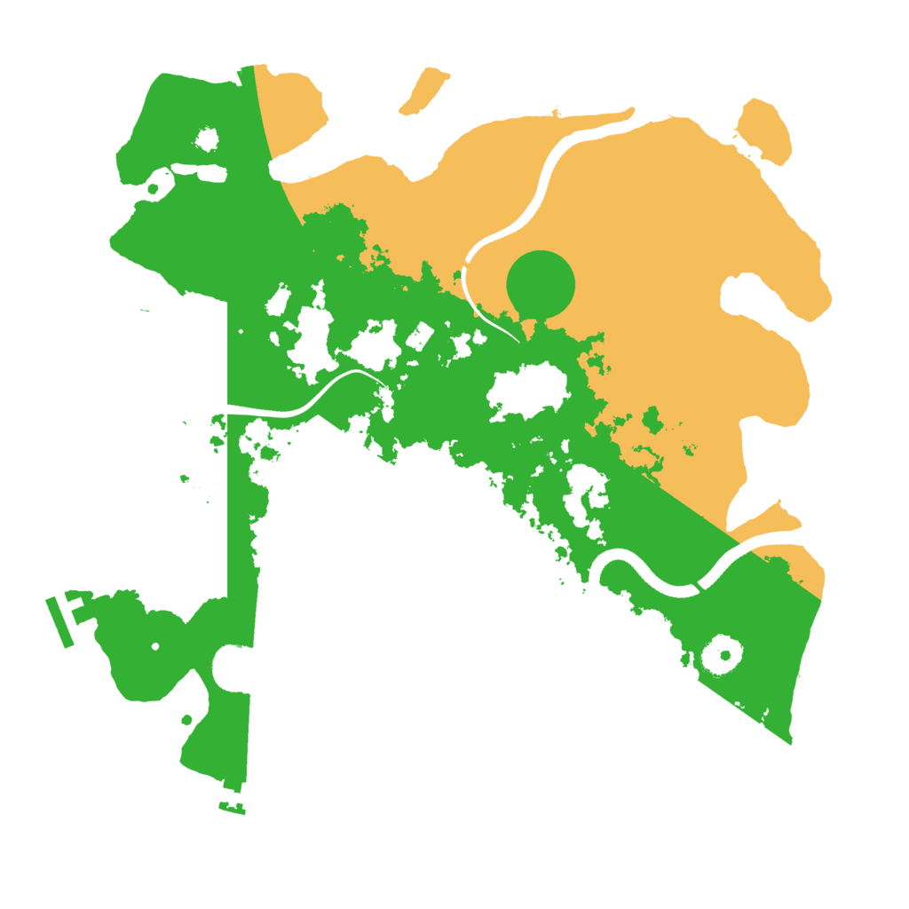 Biome Rust Map: Procedural Map, Size: 3500, Seed: 1815307528