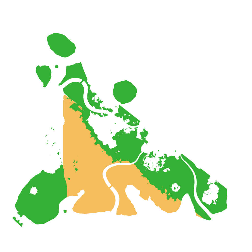Biome Rust Map: Procedural Map, Size: 3000, Seed: 7749215