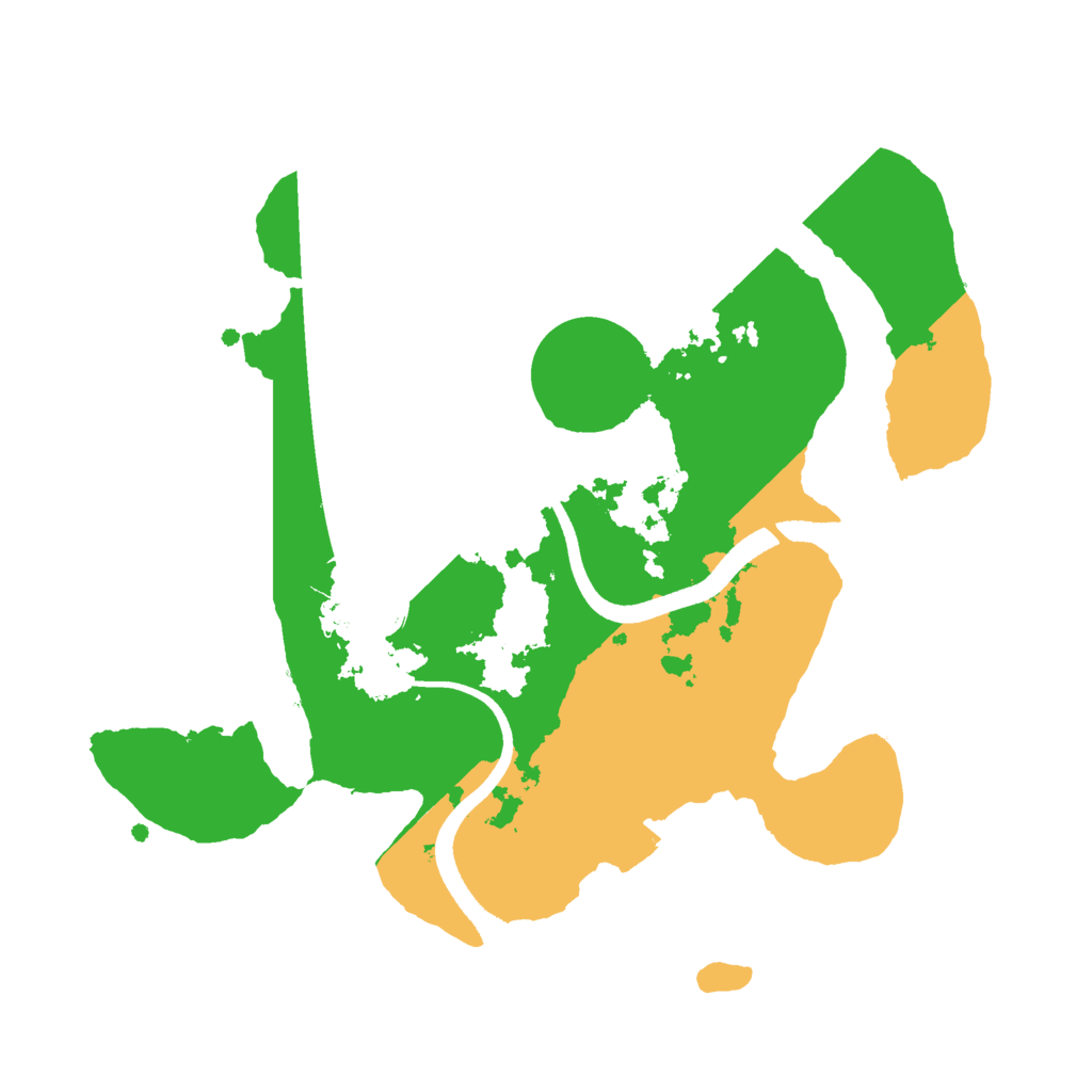 Biome Rust Map: Procedural Map, Size: 2500, Seed: 1673446240