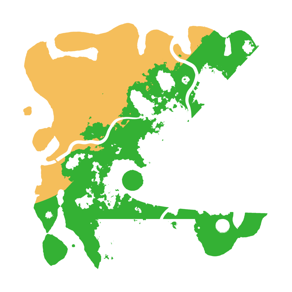 Biome Rust Map: Procedural Map, Size: 3750, Seed: 614747884