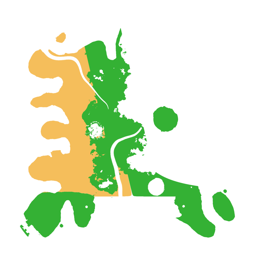 Biome Rust Map: Procedural Map, Size: 3000, Seed: 295236070
