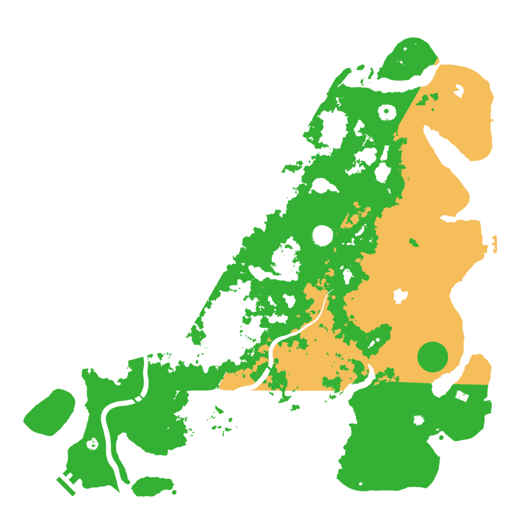 Biome Rust Map: Procedural Map, Size: 4500, Seed: 707837678