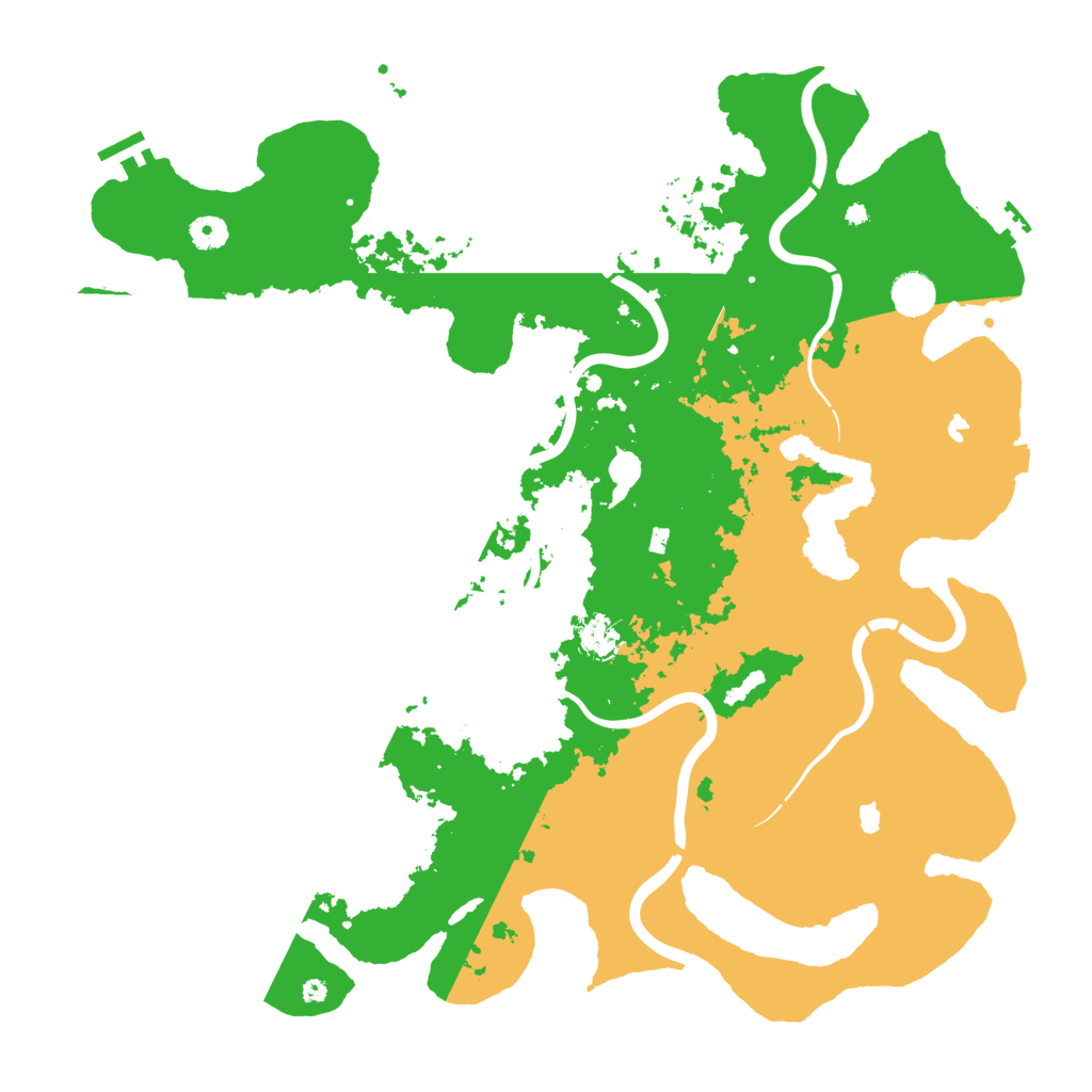 Biome Rust Map: Procedural Map, Size: 4500, Seed: 1266182321