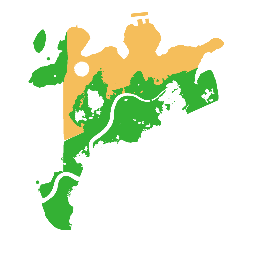 Biome Rust Map: Procedural Map, Size: 3000, Seed: 985363485