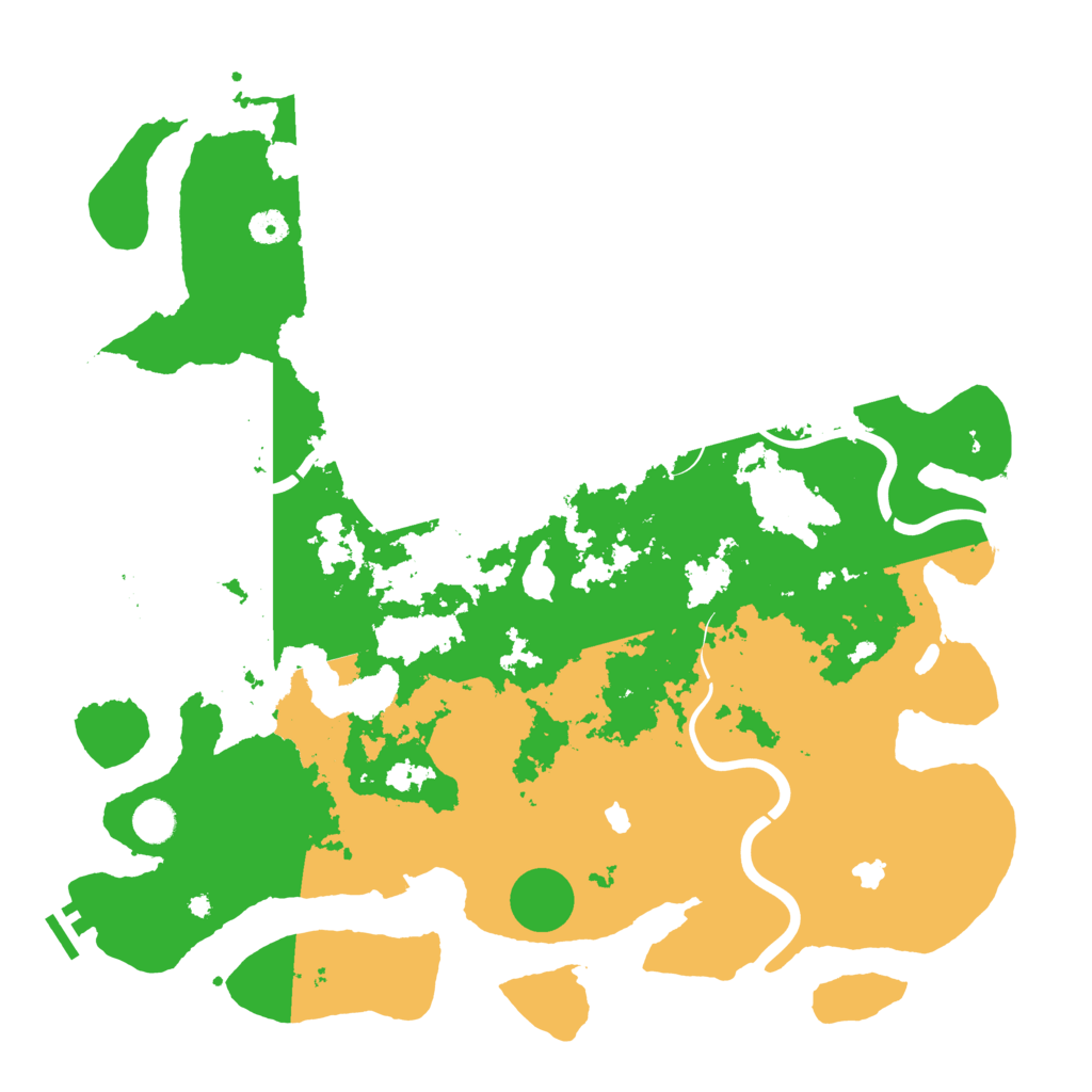 Biome Rust Map: Procedural Map, Size: 4500, Seed: 199921638