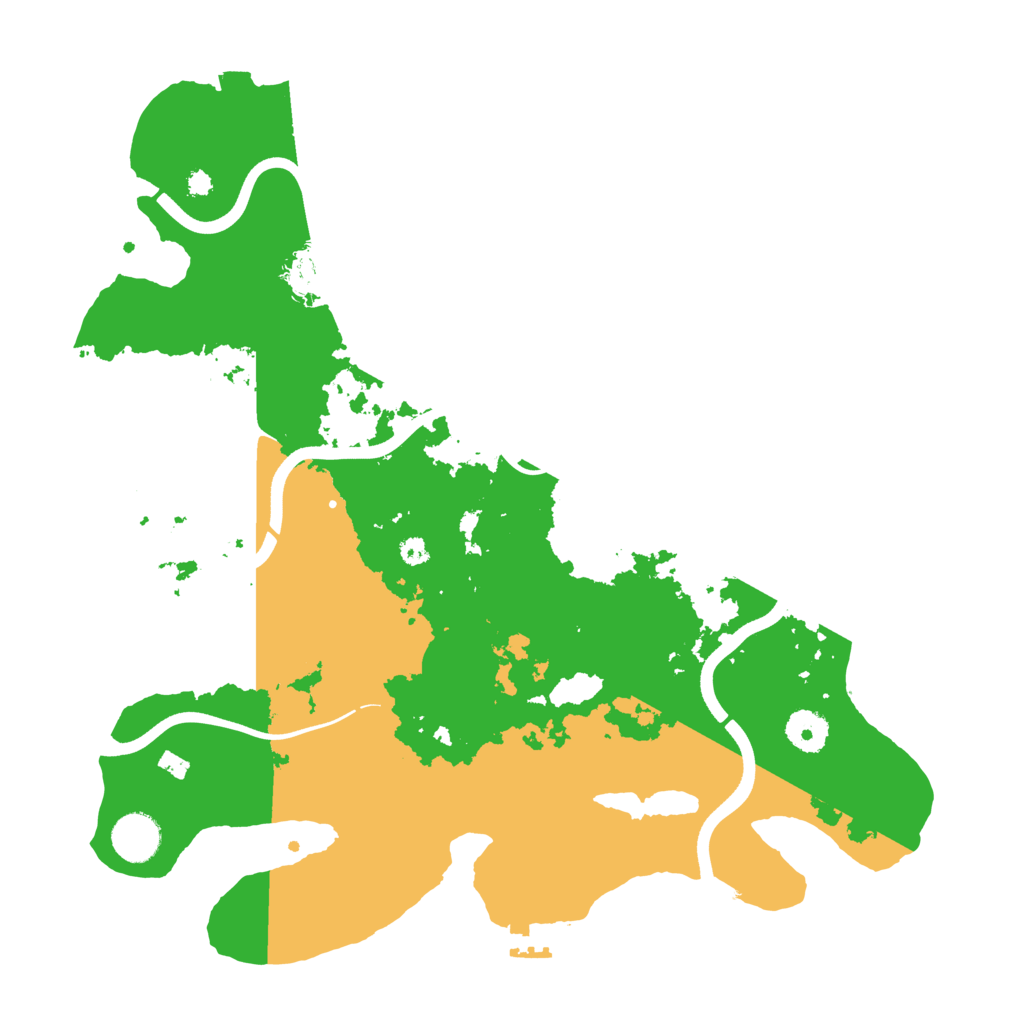 Biome Rust Map: Procedural Map, Size: 3700, Seed: 1802120256