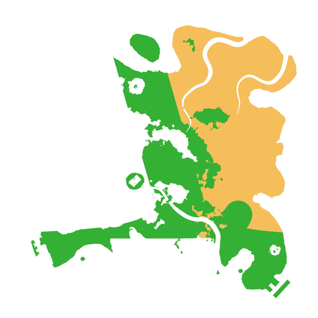 Biome Rust Map: Procedural Map, Size: 3000, Seed: 2027500002