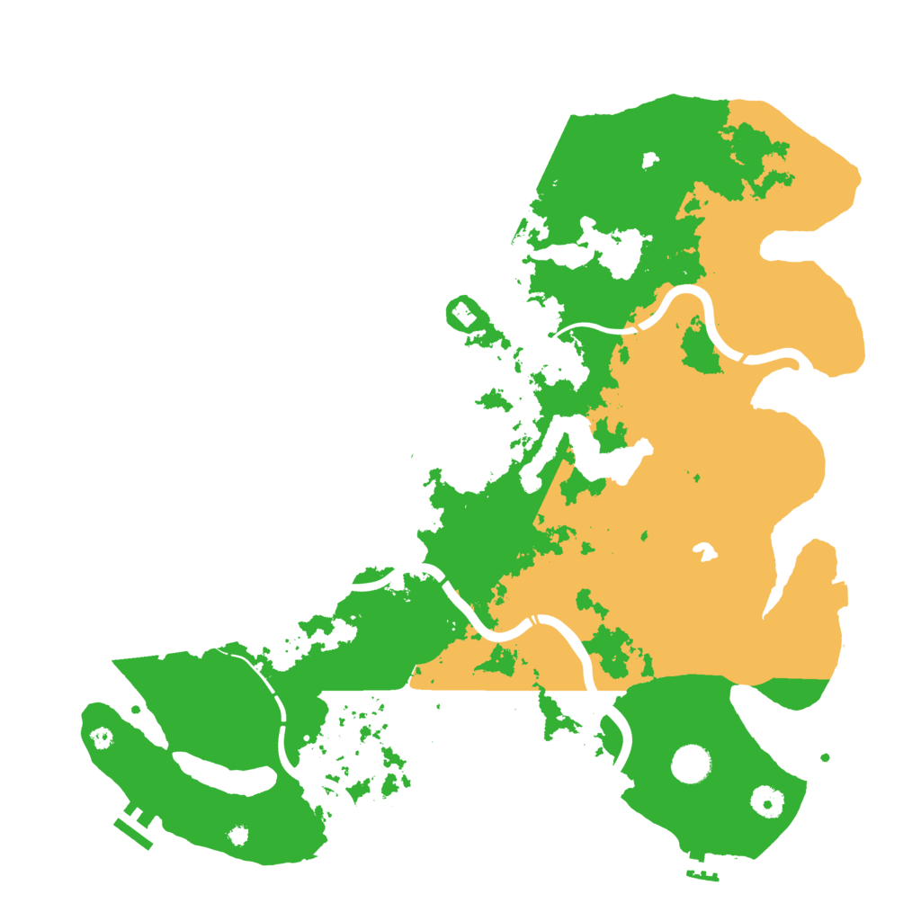 Biome Rust Map: Procedural Map, Size: 4250, Seed: 349599