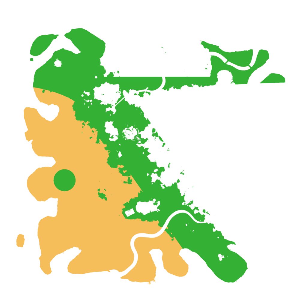 Biome Rust Map: Procedural Map, Size: 3700, Seed: 273858661