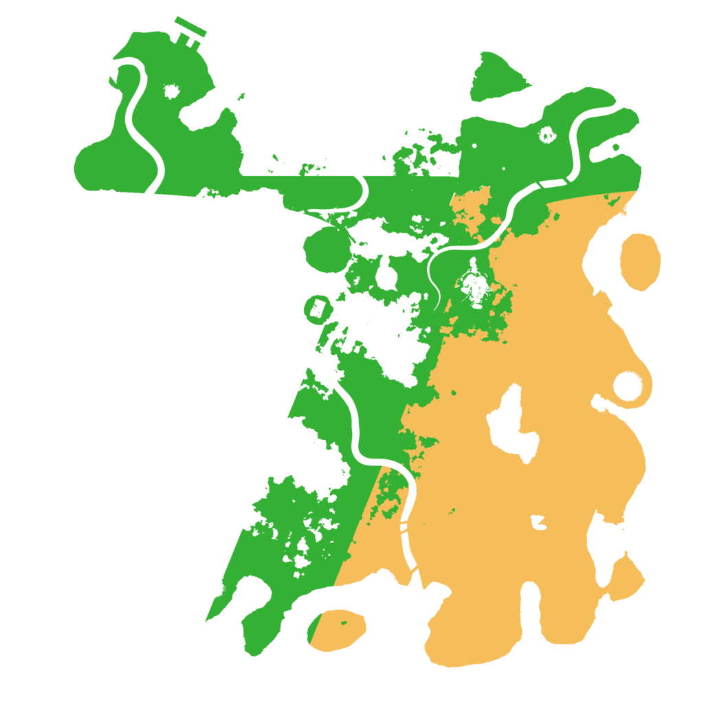 Biome Rust Map: Procedural Map, Size: 4250, Seed: 364673041