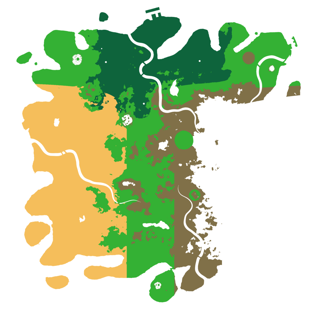 Biome Rust Map: Procedural Map, Size: 4500, Seed: 292