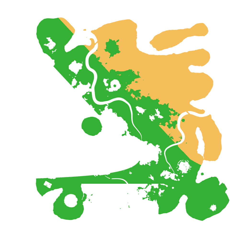 Biome Rust Map: Procedural Map, Size: 3500, Seed: 117994
