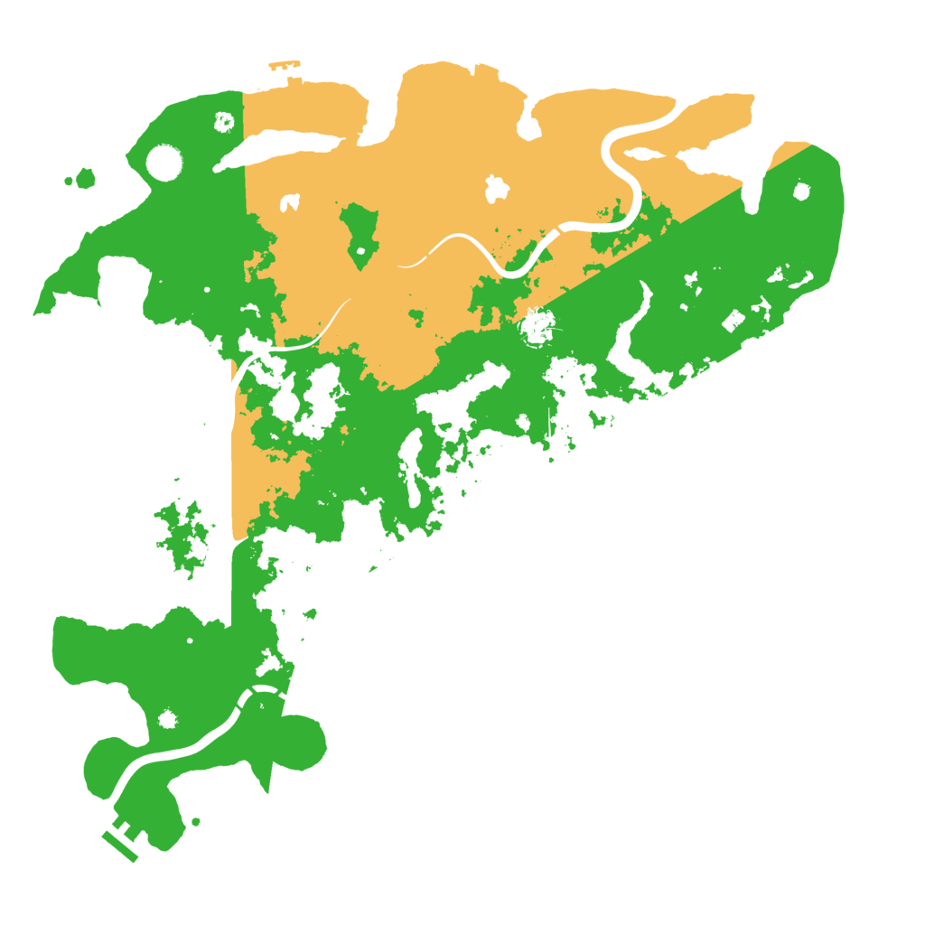 Biome Rust Map: Procedural Map, Size: 4500, Seed: 1913980370