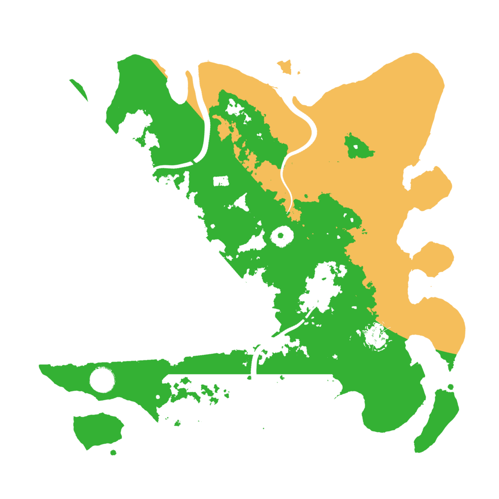 Biome Rust Map: Procedural Map, Size: 3500, Seed: 1399572304