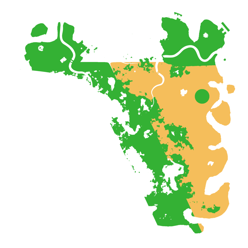 Biome Rust Map: Procedural Map, Size: 4500, Seed: 1888113630
