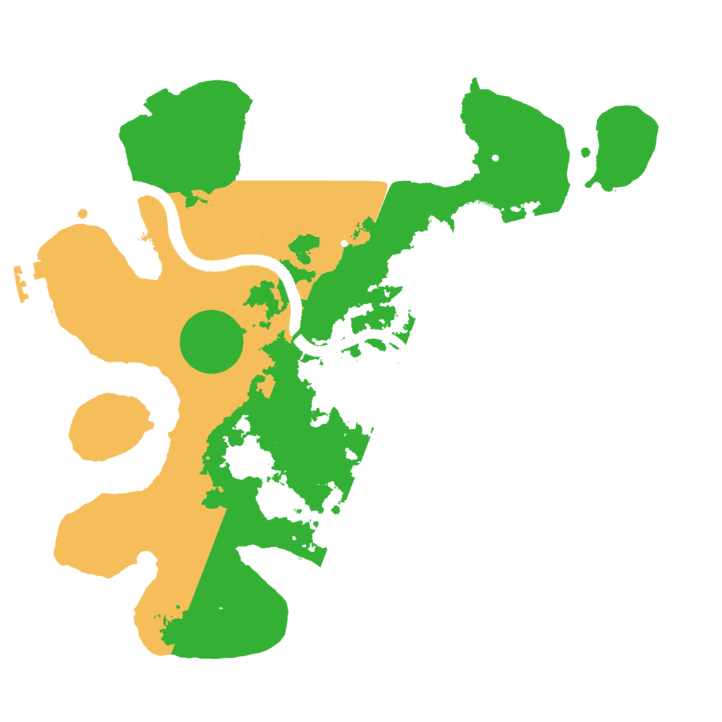 Biome Rust Map: Procedural Map, Size: 3000, Seed: 89495