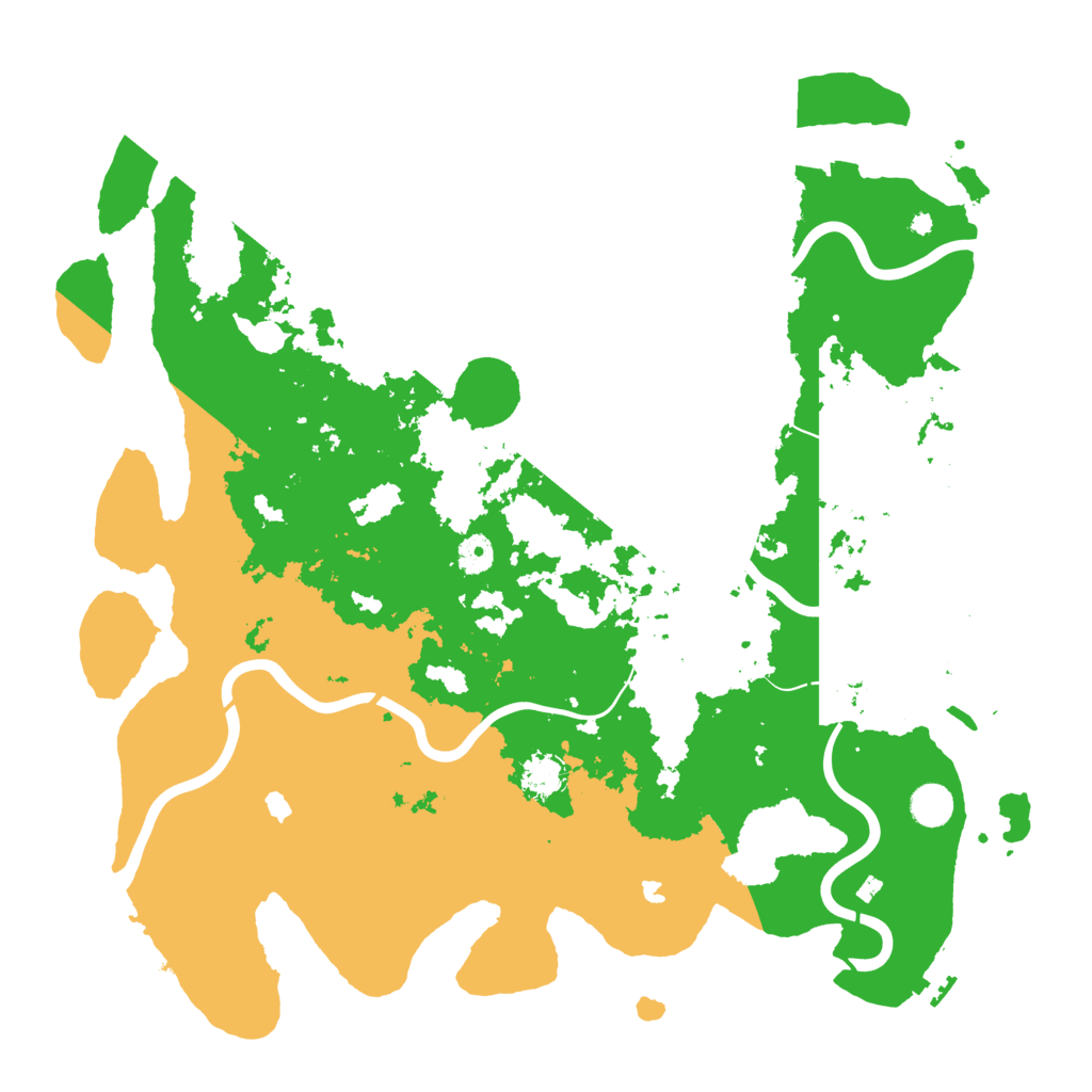 Biome Rust Map: Procedural Map, Size: 4500, Seed: 391030