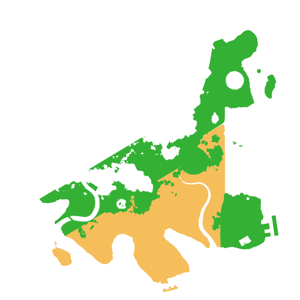 Biome Rust Map: Procedural Map, Size: 3000, Seed: 678460073