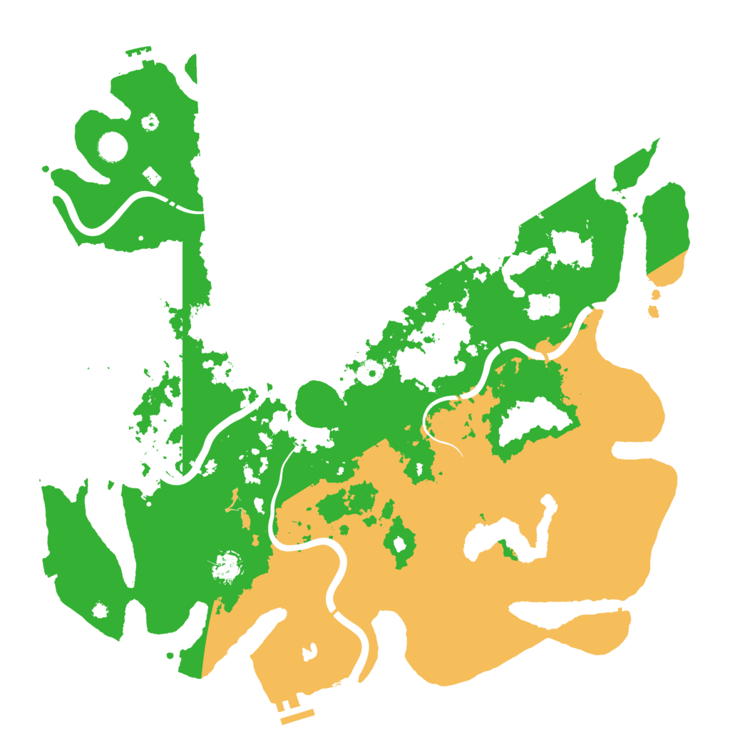 Biome Rust Map: Procedural Map, Size: 4300, Seed: 1554371719