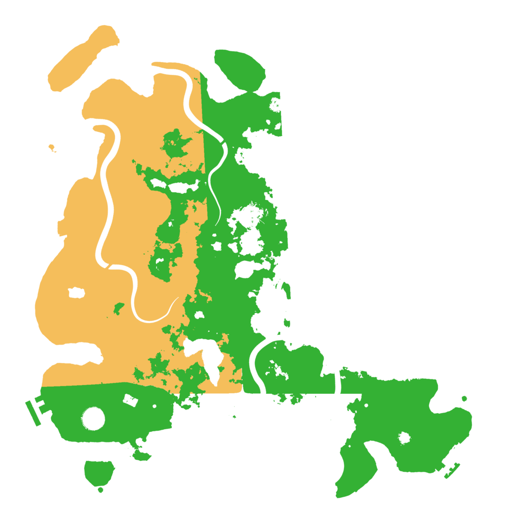 Biome Rust Map: Procedural Map, Size: 4000, Seed: 1826473333