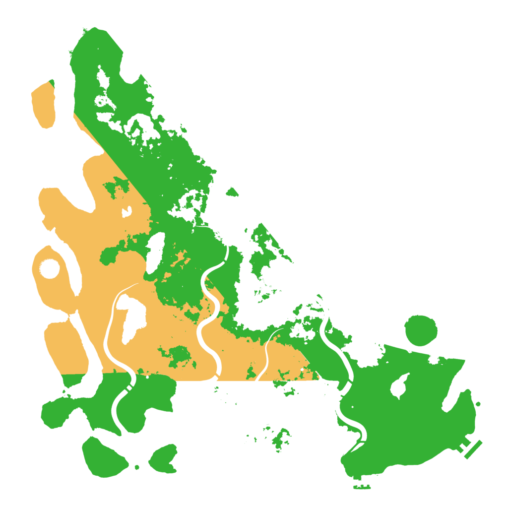 Biome Rust Map: Procedural Map, Size: 4500, Seed: 934938162
