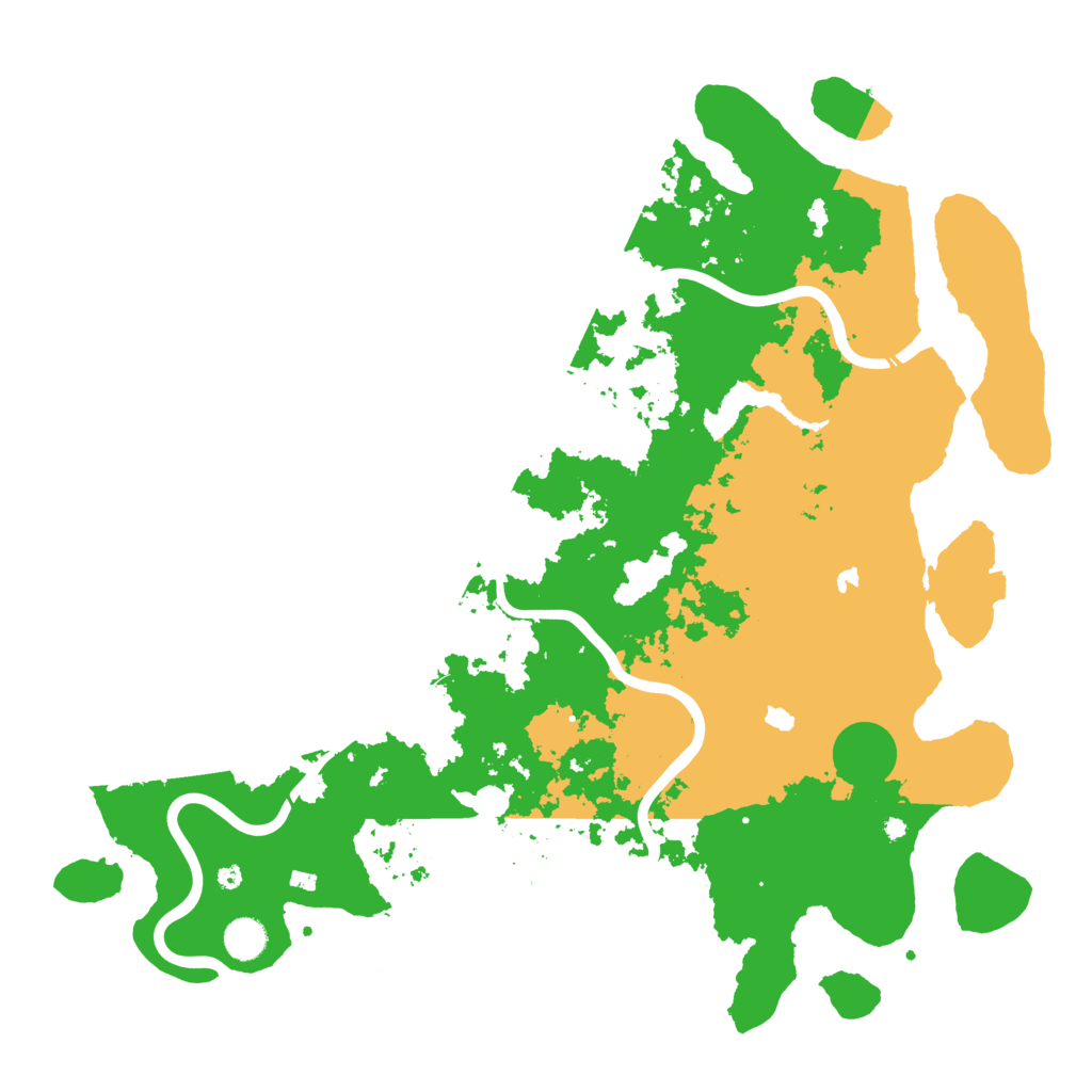 Biome Rust Map: Procedural Map, Size: 4500, Seed: 1839307434