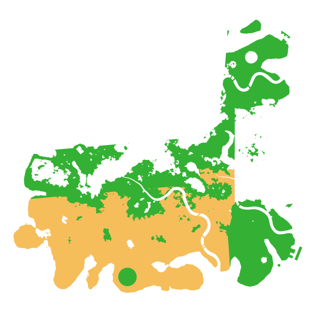 Biome Rust Map: Procedural Map, Size: 4500, Seed: 2041224352