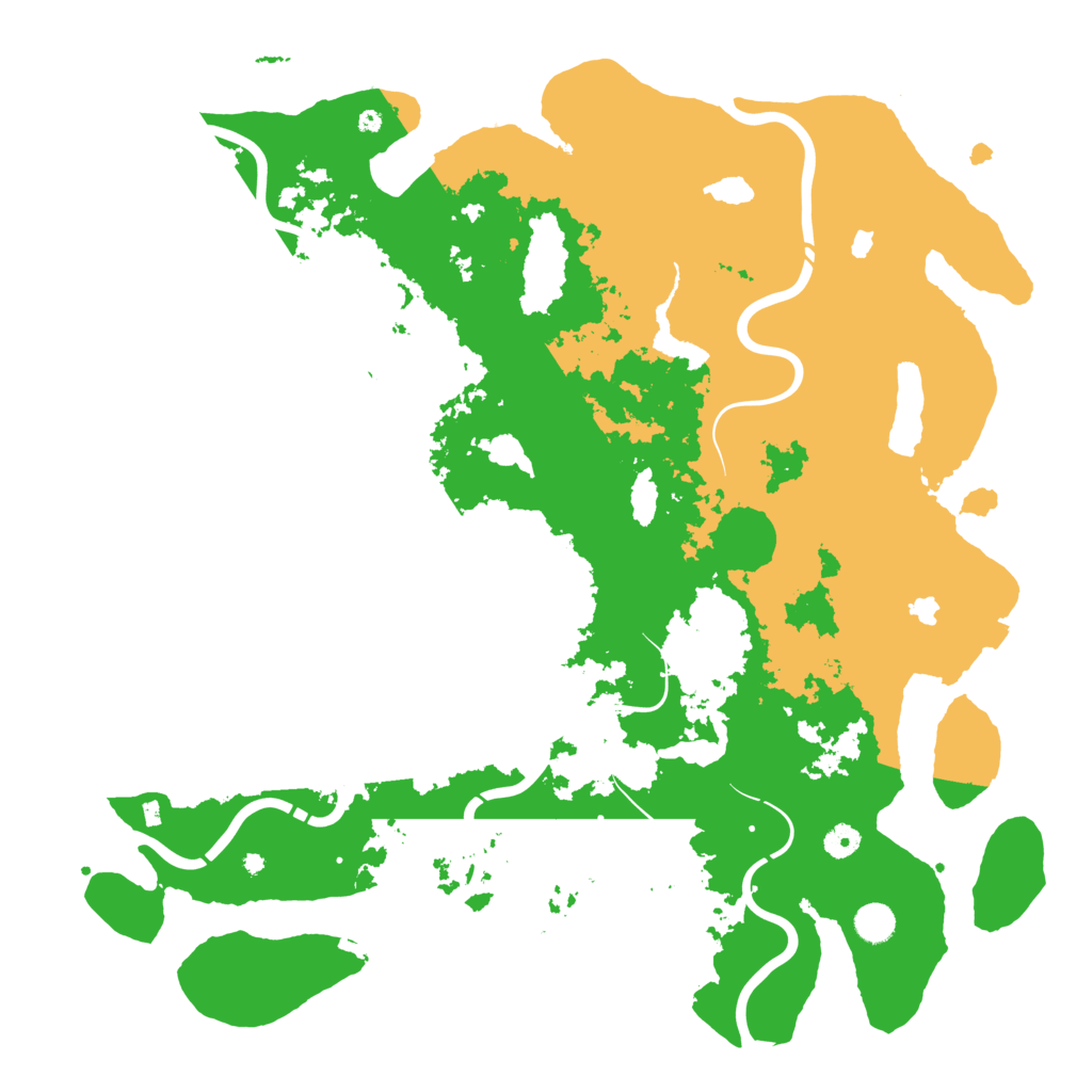 Biome Rust Map: Procedural Map, Size: 4750, Seed: 1198