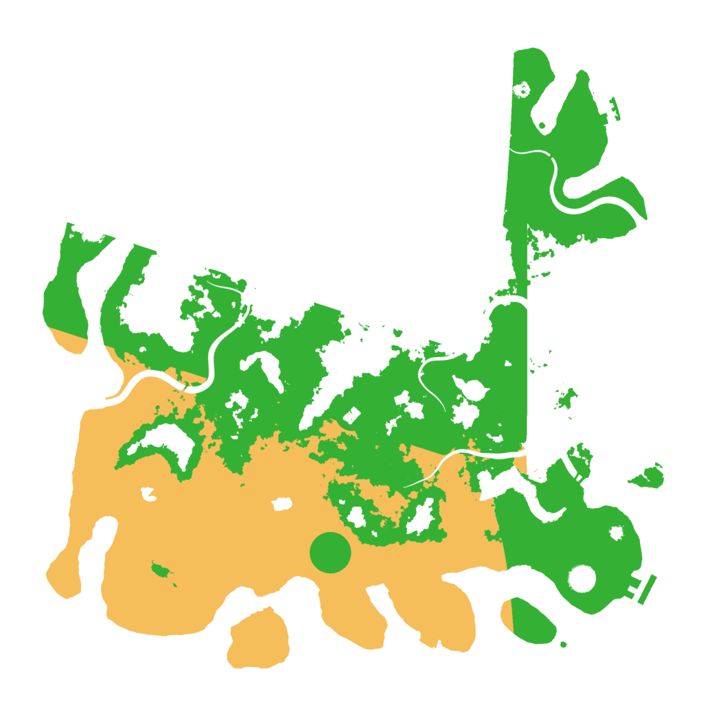 Biome Rust Map: Procedural Map, Size: 4500, Seed: 227128726