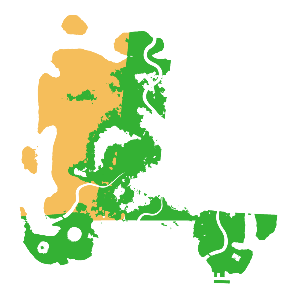 Biome Rust Map: Procedural Map, Size: 3750, Seed: 13653