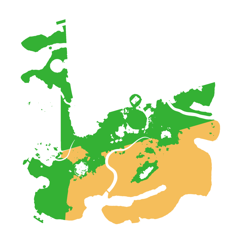 Biome Rust Map: Procedural Map, Size: 3300, Seed: 474317921