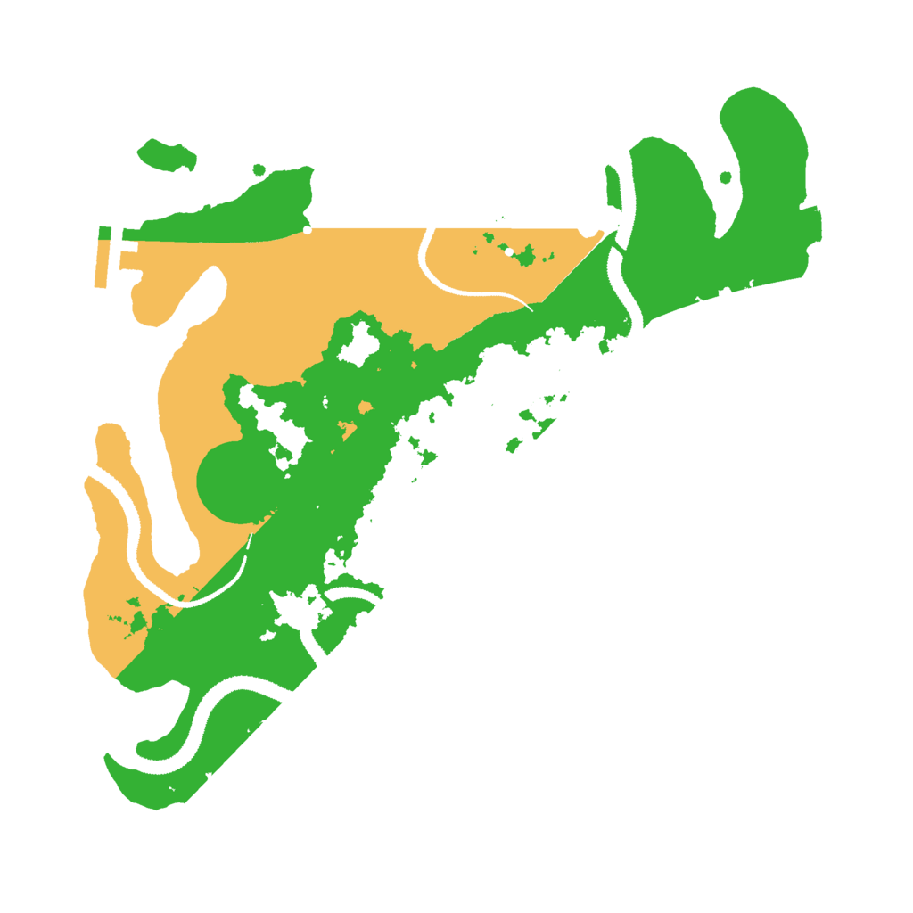 Biome Rust Map: Procedural Map, Size: 3000, Seed: 24339