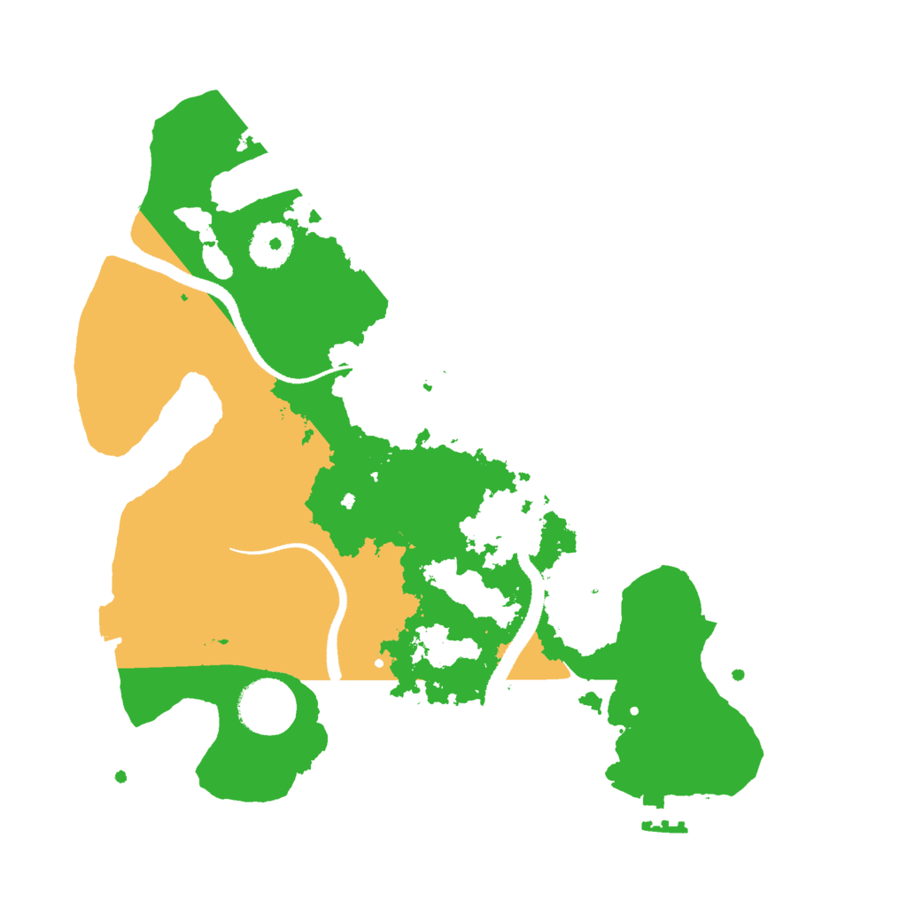 Biome Rust Map: Procedural Map, Size: 3000, Seed: 316981