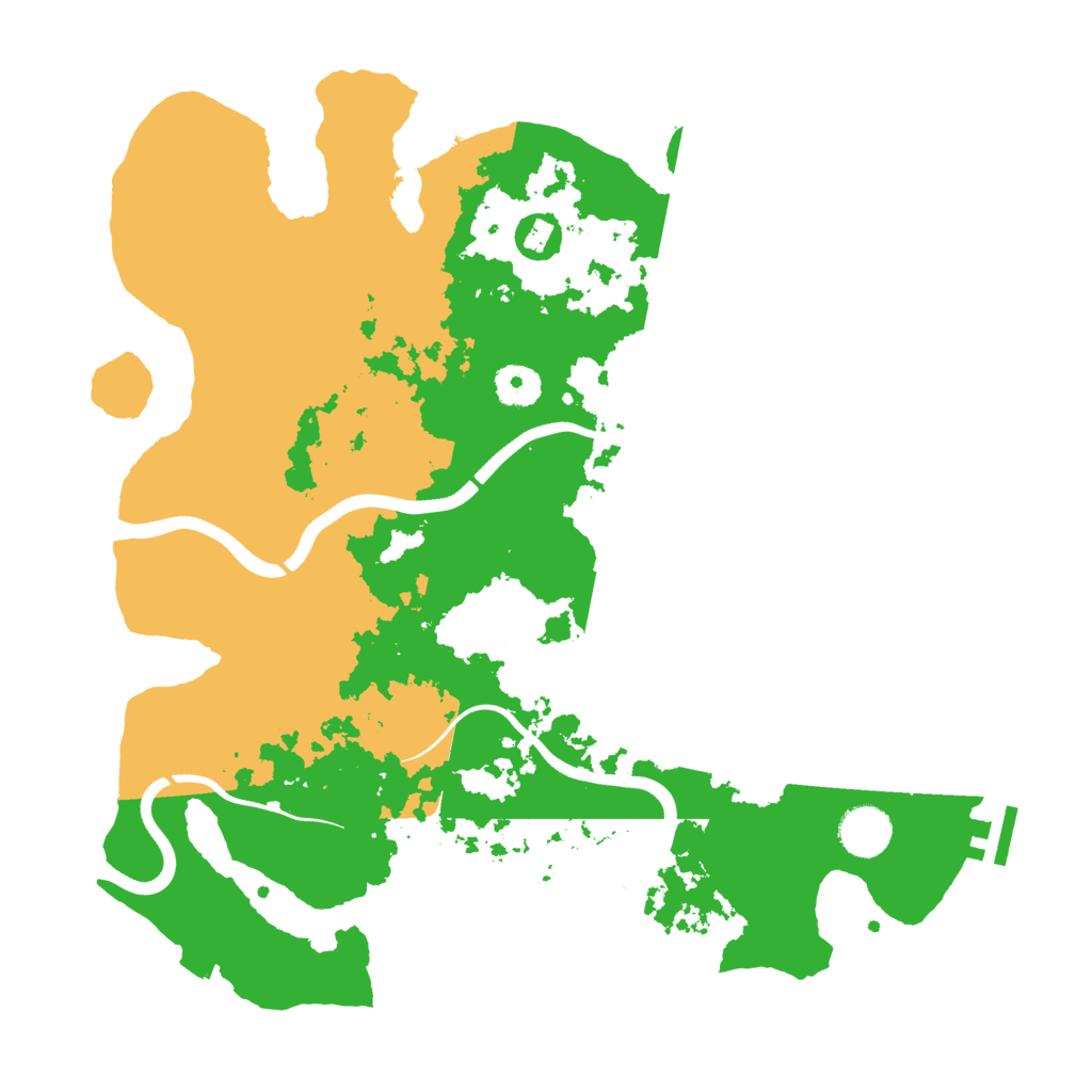 Biome Rust Map: Procedural Map, Size: 3700, Seed: 1915444696