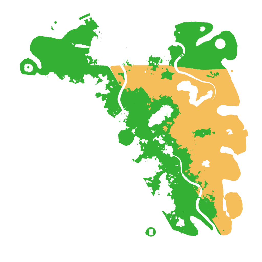 Biome Rust Map: Procedural Map, Size: 4500, Seed: 711866558
