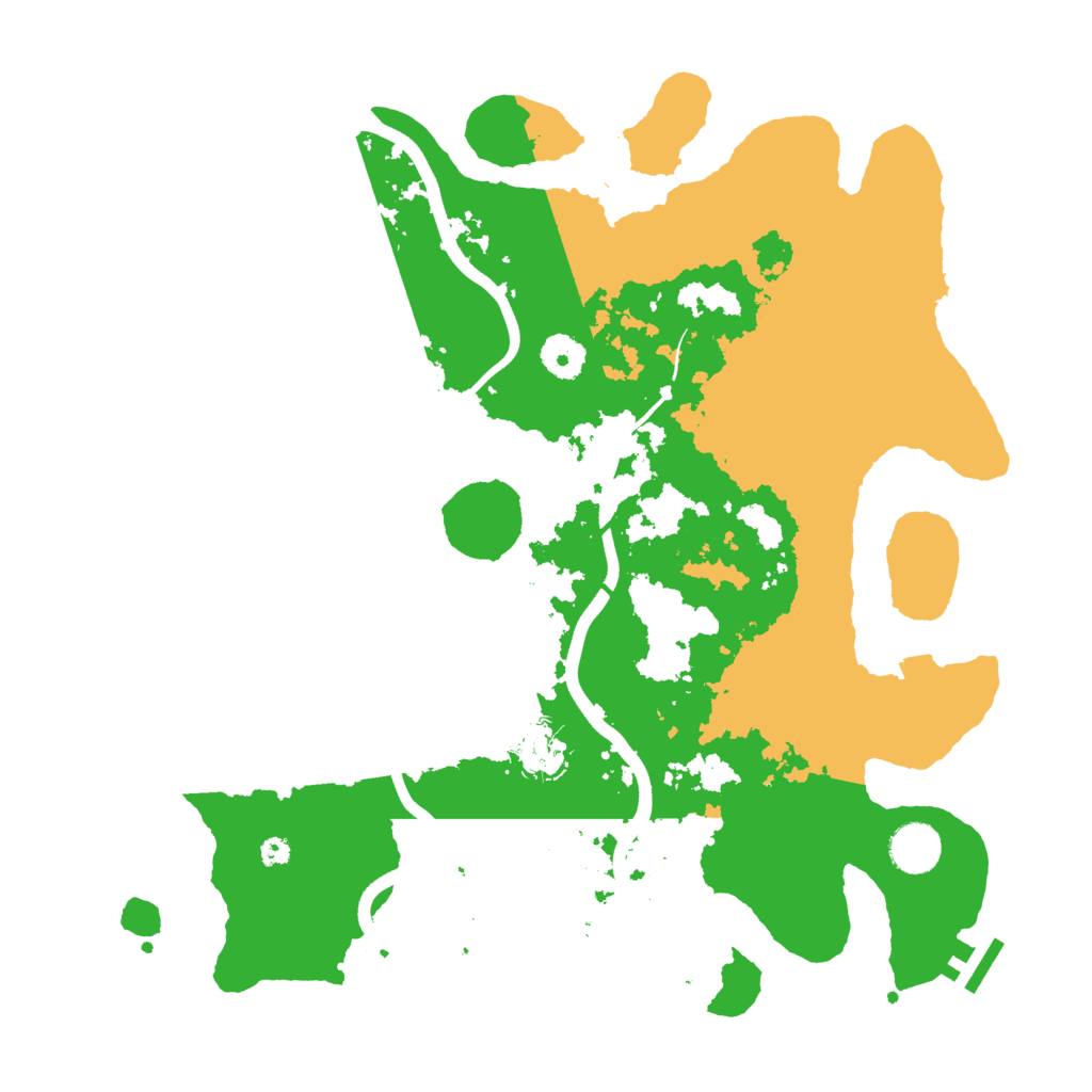 Biome Rust Map: Procedural Map, Size: 3750, Seed: 260820