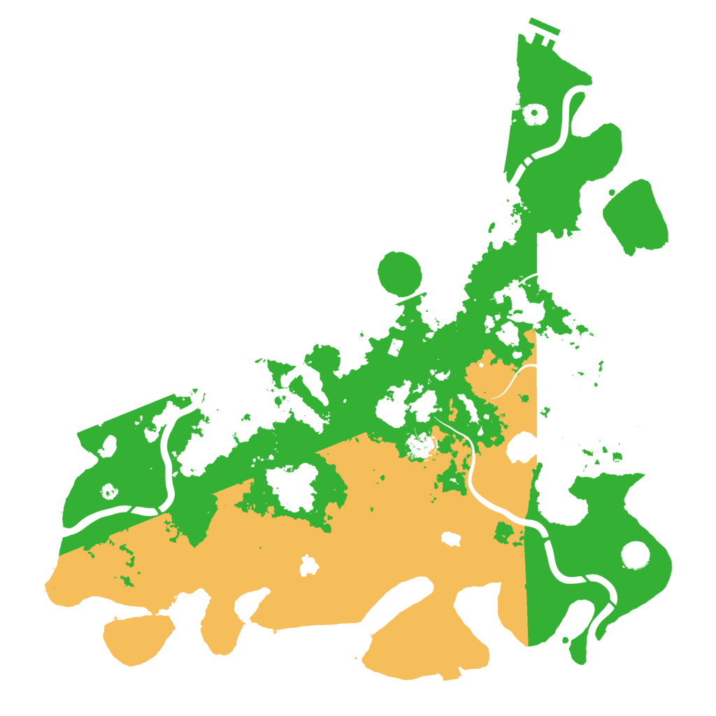 Biome Rust Map: Procedural Map, Size: 4500, Seed: 1610739098