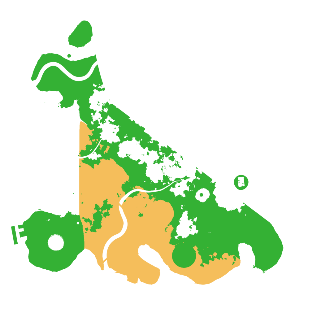 Biome Rust Map: Procedural Map, Size: 3500, Seed: 2055363426