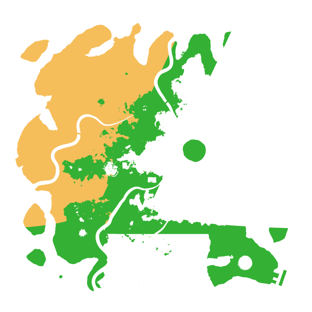 Biome Rust Map: Procedural Map, Size: 3900, Seed: 33975