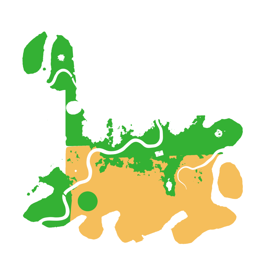 Biome Rust Map: Procedural Map, Size: 3500, Seed: 665142170