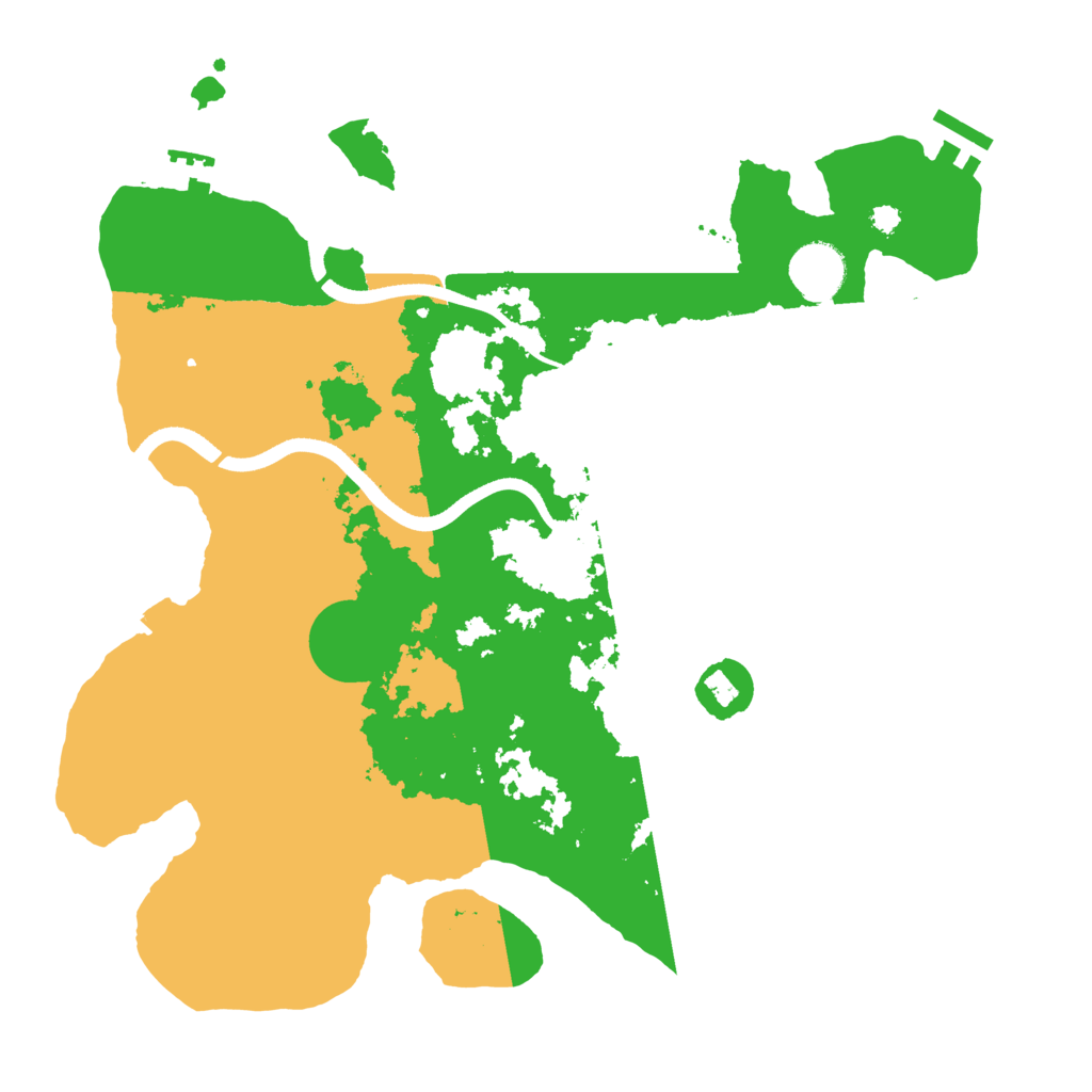 Biome Rust Map: Procedural Map, Size: 3500, Seed: 612591770